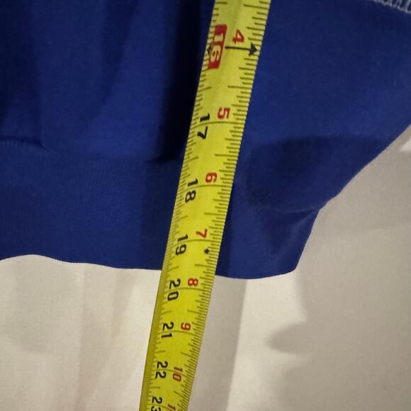 Vintage Koret Sport Sweatshirt Womens Sz ?? Red Blue Collared Golf Embroidered - Picture 3 of 6